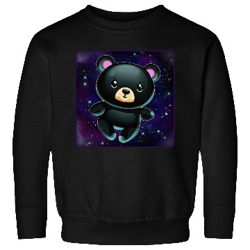 Discover Black Bear In Space Sweatshirts