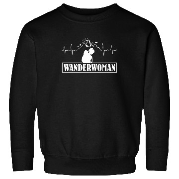 Discover Wanderwoman Mountaineering Hiking Women Sweatshirts