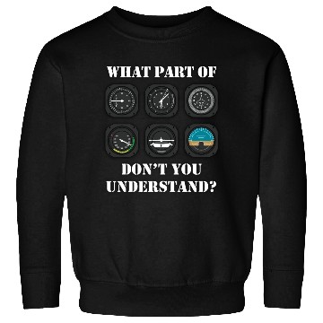 Discover Funny Pilot - Aviation Airline Pilot Instruments Sweatshirts