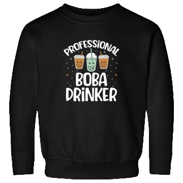Discover Professional Boba Drinker Bubble Tea Lover Korean Sweatshirts