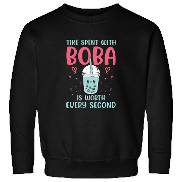 Discover Bubble Tea Lover Boba Tea Drinker Korean Drink Sweatshirts