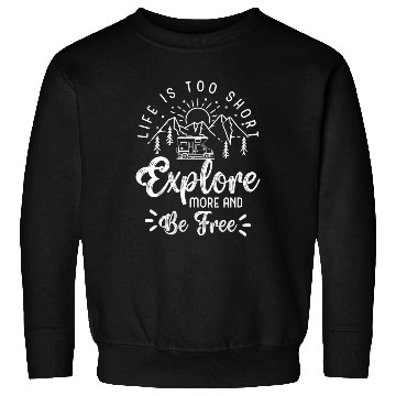Discover Vacation Travel Summer Mountains Sweatshirts