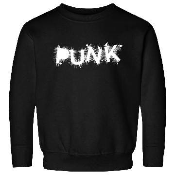 Discover PUNK Typographic Design Sweatshirts