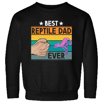 Discover Reptile Dad Ever Lizard Father Daddy Animal Lover Sweatshirts