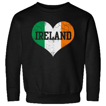 Discover Ireland Flag Heart Irish St Patrick s Day Sweatshirts