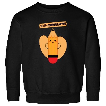 Discover HELLO KINDERGARTEN - A Pencil has a heart Sweatshirts