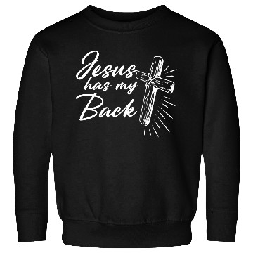 Discover Jesus Has My Back 2 Sweatshirts