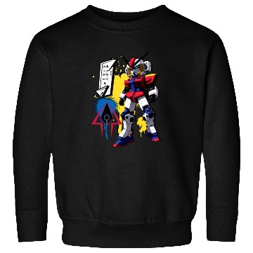 Discover Chibi Mecha: A Cute Cyberpunk Design 10 Sweatshirts