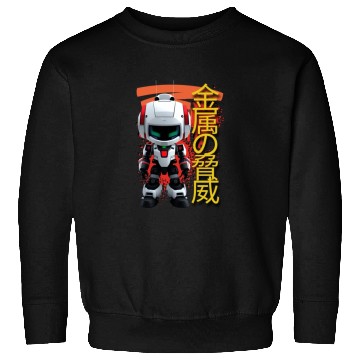 Discover Chibi Mecha: A Cute Cyberpunk Design 7 Sweatshirts