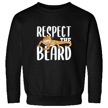 Discover RESPECT THE BEARD Gifts Reptile Lover Keeper Sweatshirts