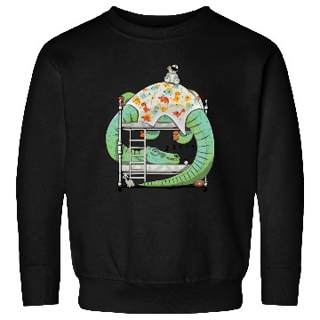 Discover Dinosaur Brachiosaurus Sleeping Sweatshirts