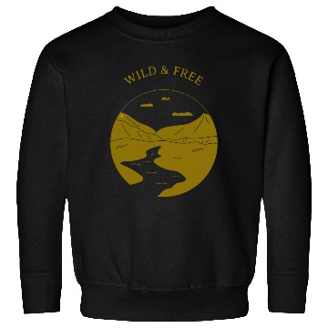 Discover Wild & Free Camping Sweatshirts