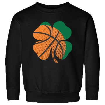 Discover St Patricks Day Shamrock Basketball Saint Paddy s Sweatshirts