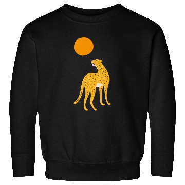 Discover Roaring Leopard And Sun Sweatshirts