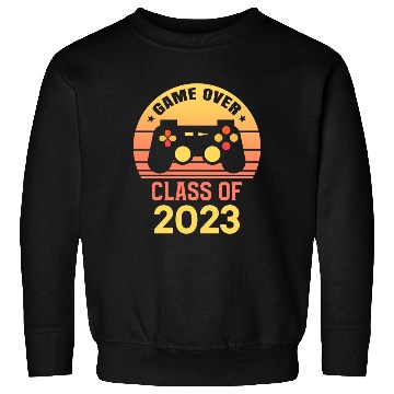 Discover Game Over Class of 2023 Graduation Decorations Sweatshirts