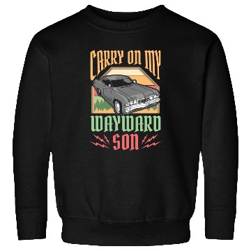 Discover Carry On My Wayward Son Supernatural Sweatshirts