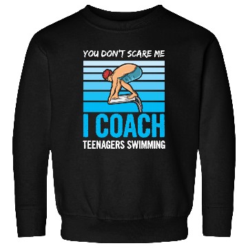 Discover Swimming Design For A Swim Coach Sweatshirts