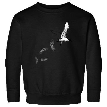 Discover hummingbird parrot owl wing feather pigeon sparoow Sweatshirts
