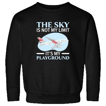 Discover Airplane Plane Pilot Aviator Sky Flight Instructor Sweatshirts