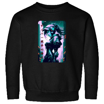 Discover Neon Nights: A Cyberpunk Design 6 Sweatshirts
