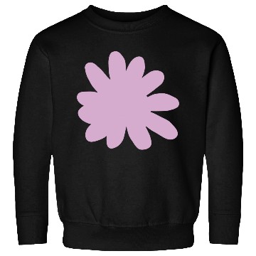 Discover Magenta Abstract Minimal Flower Sweatshirts