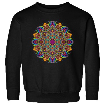 Discover pattern Mandala flowers , Sweatshirts Sweatshirts