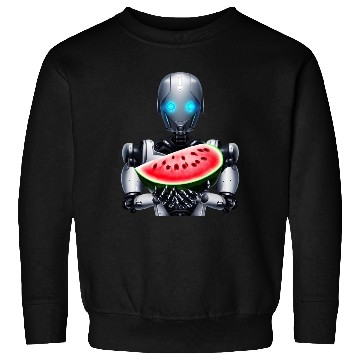 Discover Watermelon for the robot Sweatshirts