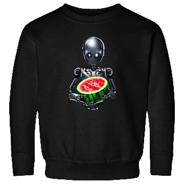 Discover Watermelon for the robot Sweatshirts