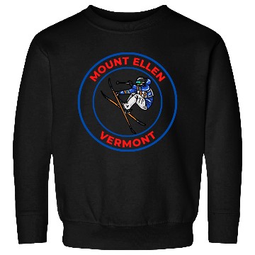 Discover Retro Cool Skiing in Mount Ellen Vermont Souvenir Sweatshirts