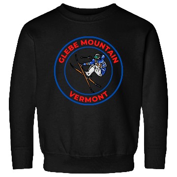 Discover Retro Cool Skiing Glebe Mountain Vermont Souvenir Sweatshirts