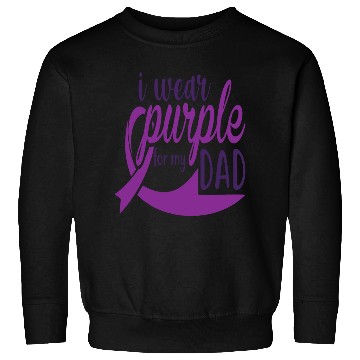 Discover I Wear Purple For My Dad Sweatshirts