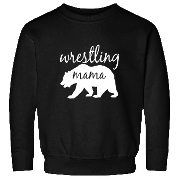 Discover Wrestling Mama Bear Wrestling Mom Sweatshirts