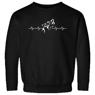 Discover Wolf Lover Heart Rate Sweatshirts
