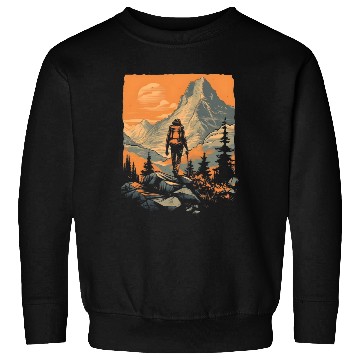Discover Mountain Adventure Hiking Sweatshirts
