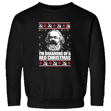 Discover Dreaming Red Marx Ugly Sweatshirts
