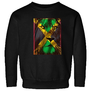 Discover Jamaica Flag with Lion Sweatshirts