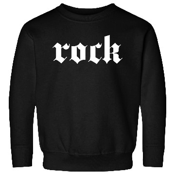 Discover rock gothic typography Sweatshirts