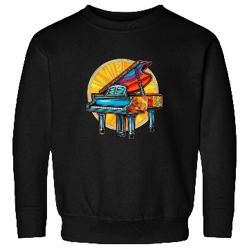 Discover Vibrant Piano Sweatshirts