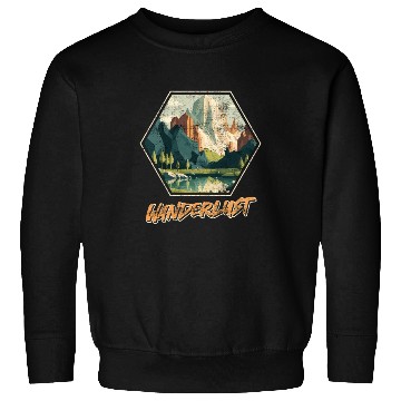 Discover Wanderlust Mountaineer Hiking Mountain love Sweatshirts