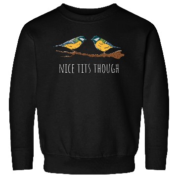 Discover Funny Tit Bird Lover Birdwatching Birding Sweatshirts