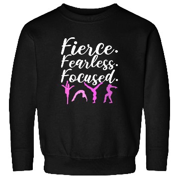 Discover Fearless Gymnast Gymnastic Teacher Sweatshirts