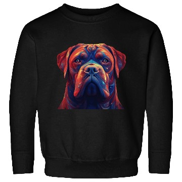 Discover Psychedelic AI Dogue de Bordeaux Sweatshirts