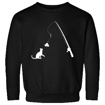 Discover Cate Lover Fishing Funny St Patricks Day Sweatshirts