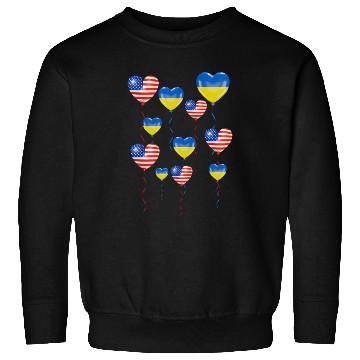 Discover US Solidarity and a heart for Ukraine Sweatshirts