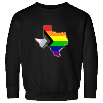 Discover Pride Equality Flag Texas Rainbow Sweatshirts