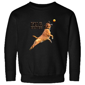 Discover Big Dog Bull Mastiff Catching a Ball, I'm a Catch Sweatshirts