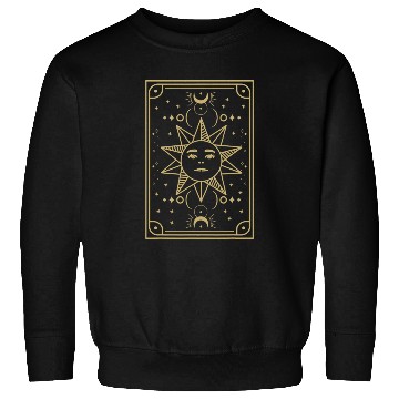 Discover Gothic symbol sun Astrology tarot card Sweatshirts