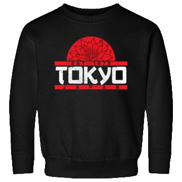 Discover Tokyo Japan Est 1873 Lotus Japanese Sweatshirts