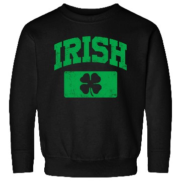 Discover Distressed Irish Shammrock Clover St Patricks Day Sweatshirts