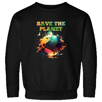 Discover Save the Planet Climate and Nature Care Sweatshirts